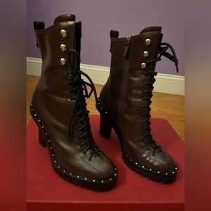 BURGUNDY VALENTINO BOOT
